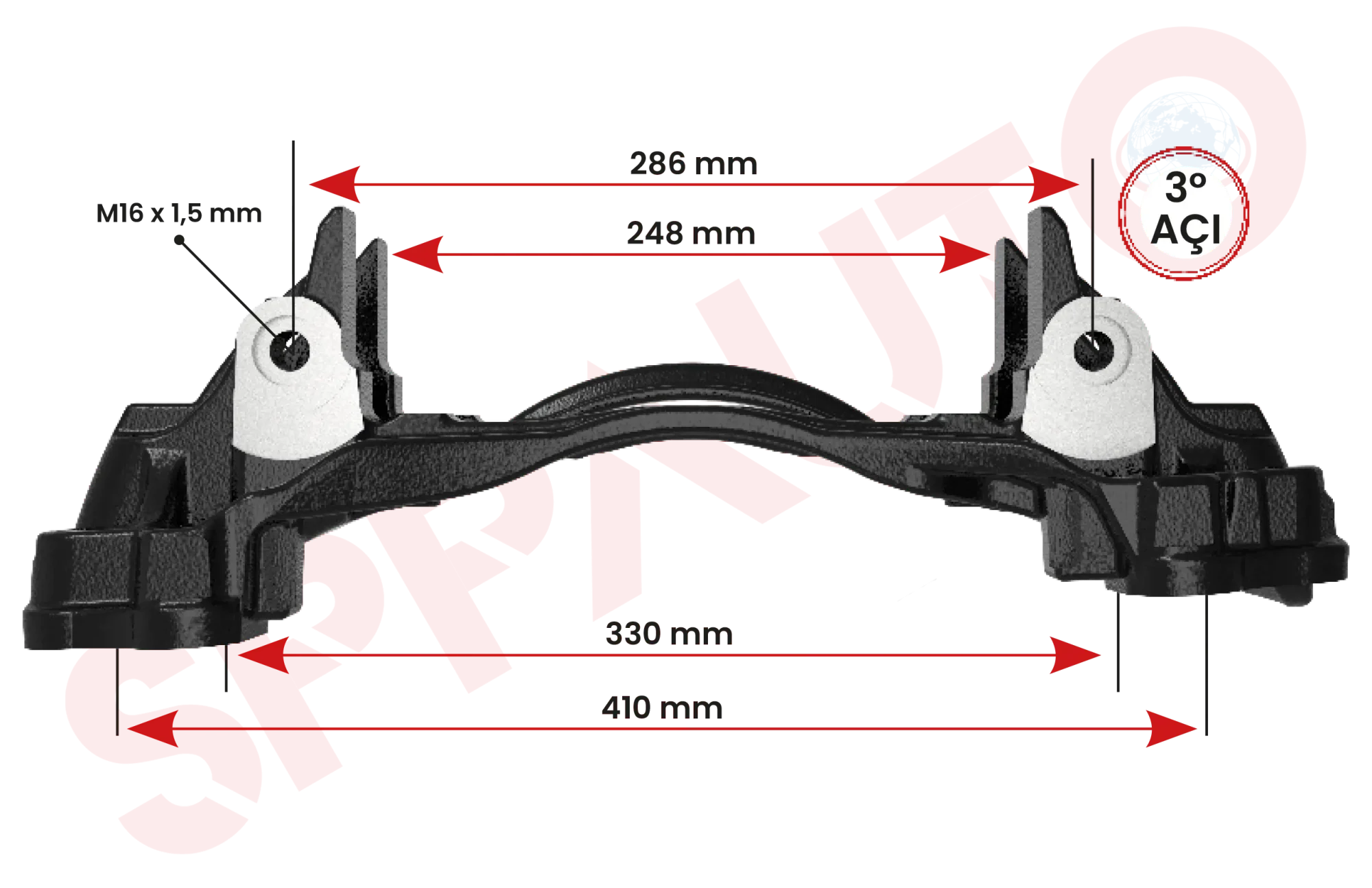 K-3959 Kaliper Taşıyıcı