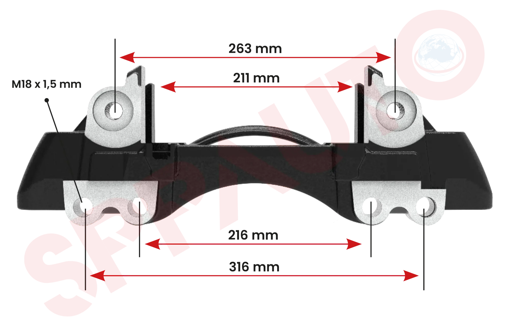 W-5925 Kaliper Taşıyıcı