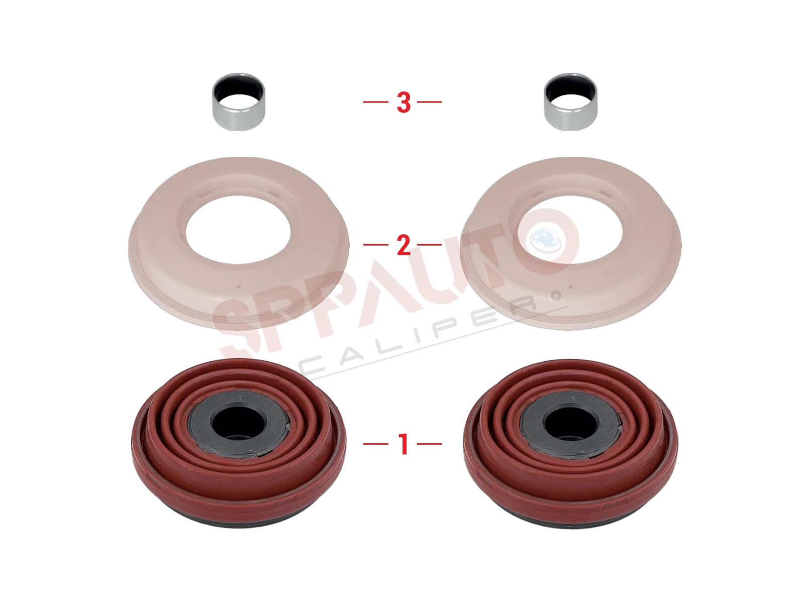 310116 Kaliper Piston İtici ve Keçe Tamir Takımı