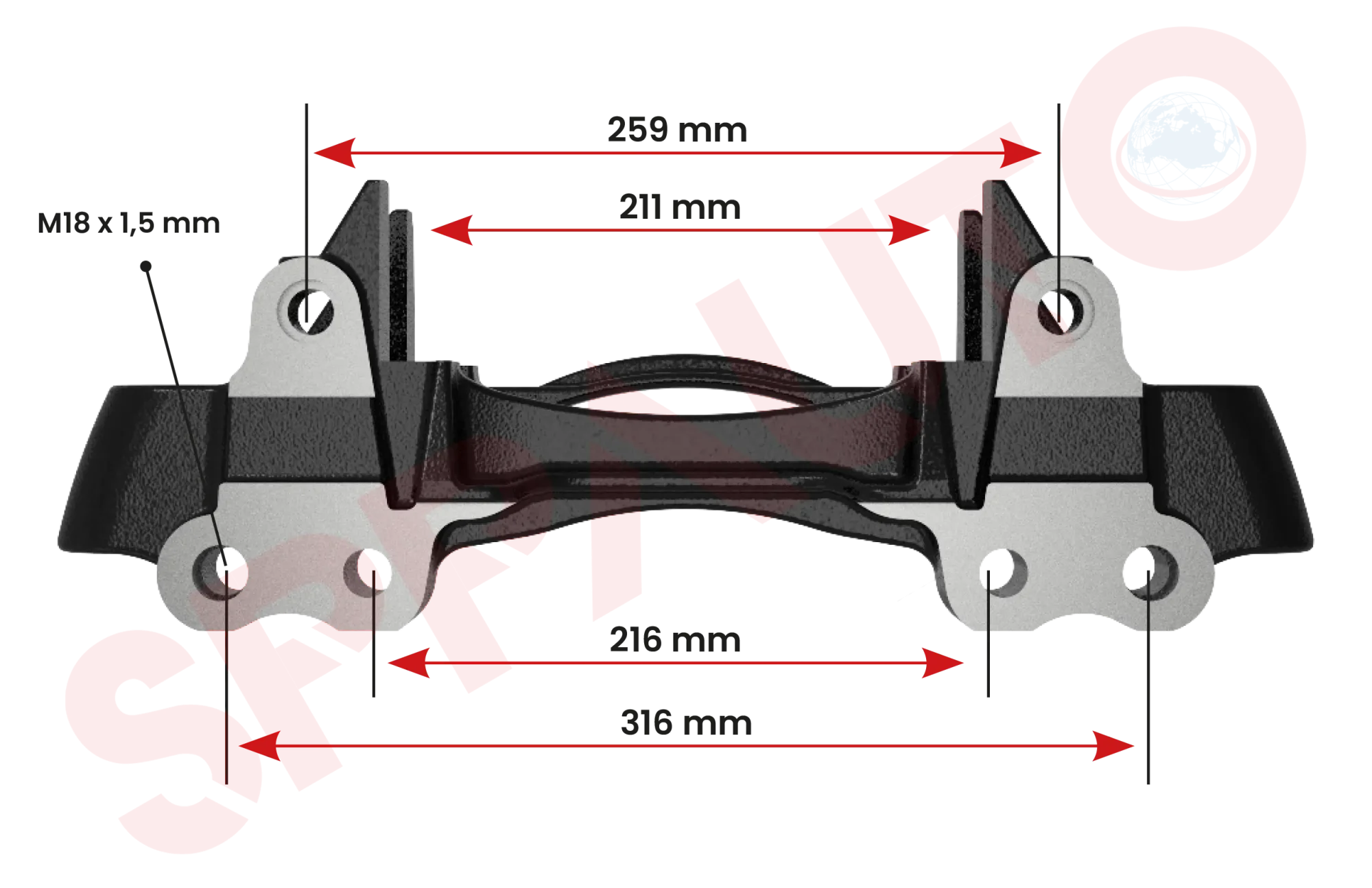 H-2900 Kaliper Taşıyıcı
